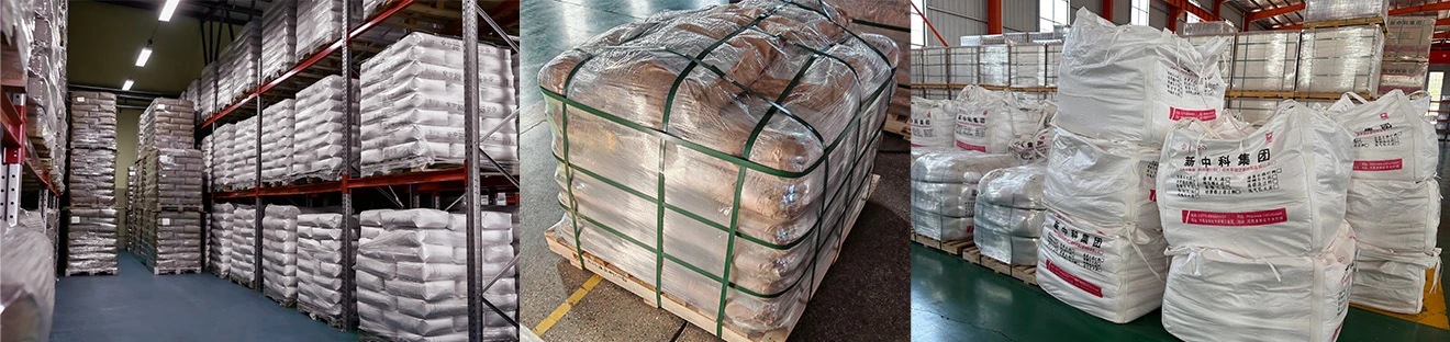 Refractory consumables packed and ready for shipment