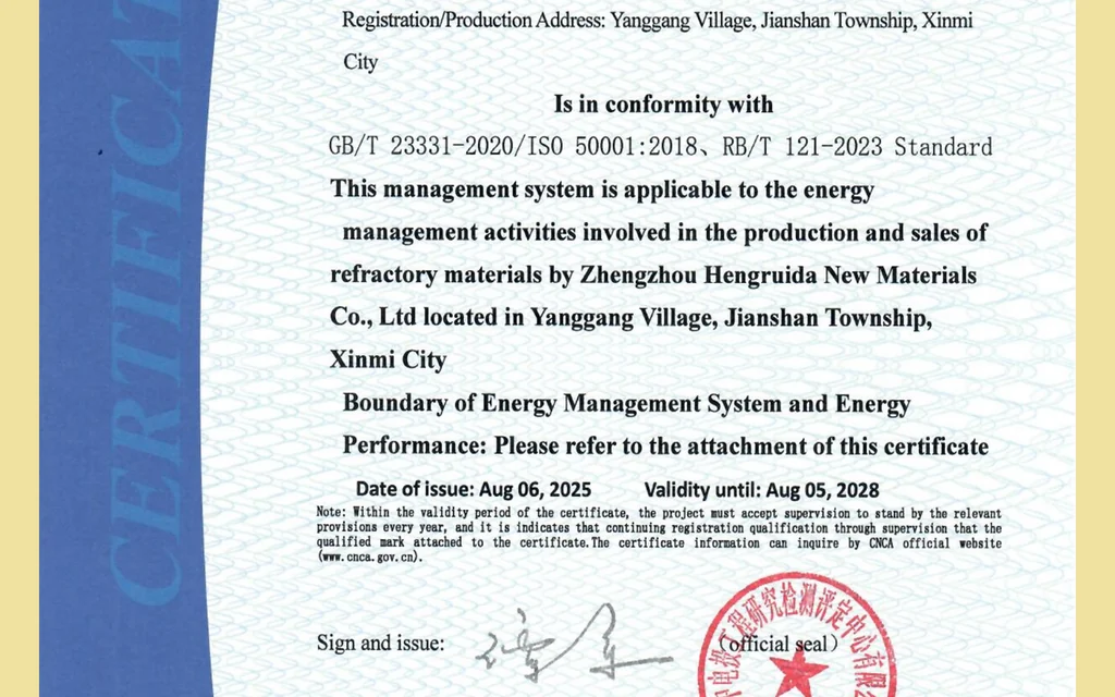 XZK Group Certified to ISO 50001 Energy Management Standard
